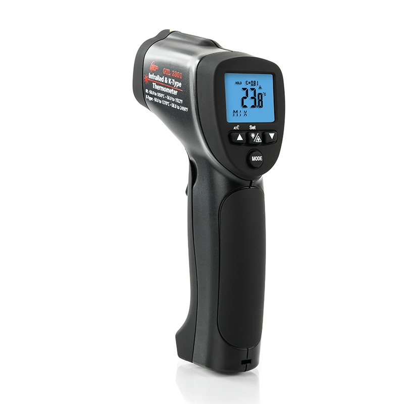 Thermomètre / sonde GENERIQUE Thermomètre infrarouge numérique température  -pistolet ir sans contact -point laser
