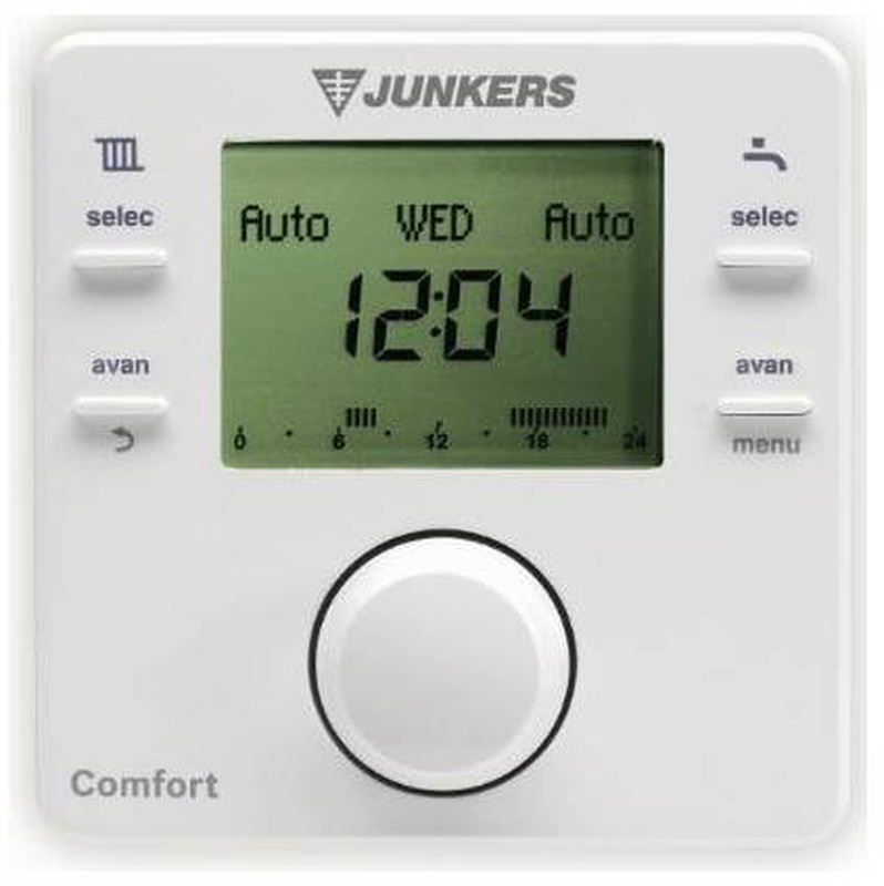 Thermostat modulant sans fil Junkers CR 80RF — Rehabilitaweb