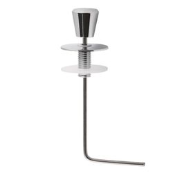Tirador para cisterna con varilla curva