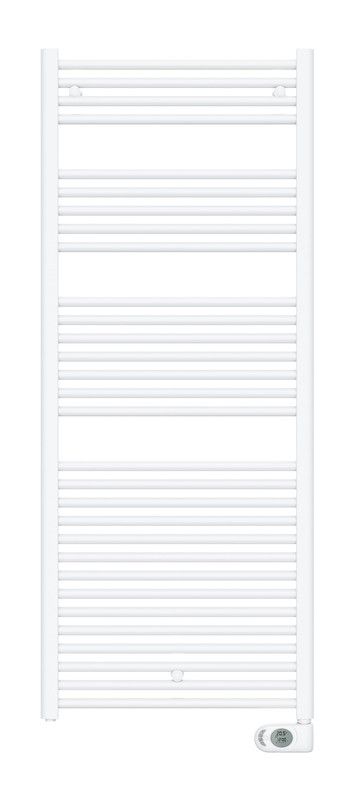 White bathroom electric towel rail 1466x600 1000W Cabel