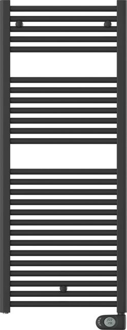Toallero eléctrico baño negro mate 1226x500 750W Cabel