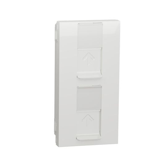 Soquete duplo RJ45 UTP categoria 6 branco Schneider elétrico