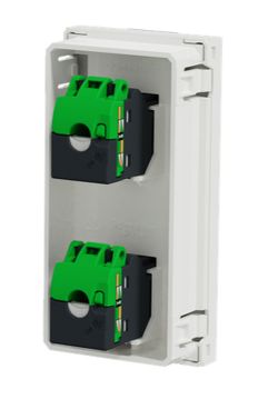 Soquete duplo RJ45 UTP categoria 6 branco Schneider elétrico