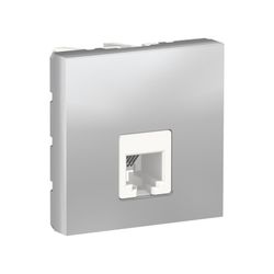 Toma teléfono RJ12 aluminio Schneider electric