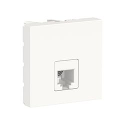 Toma teléfono RJ12 blanco Schneider electric