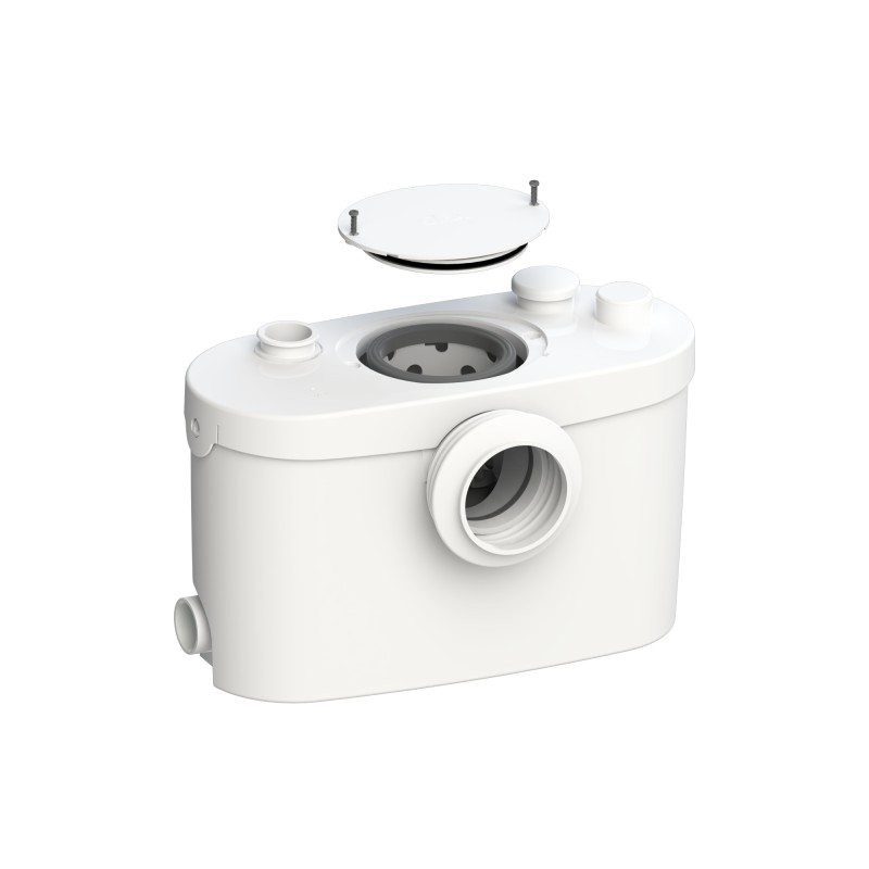 Triturador sanitario adaptable al inodoro y lavabo SaniTop