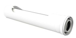 Kaminrohr Stecker-Buchsen-Durchmesser 60 mm 100 x 1500 mm Polypropylen-Aluminium