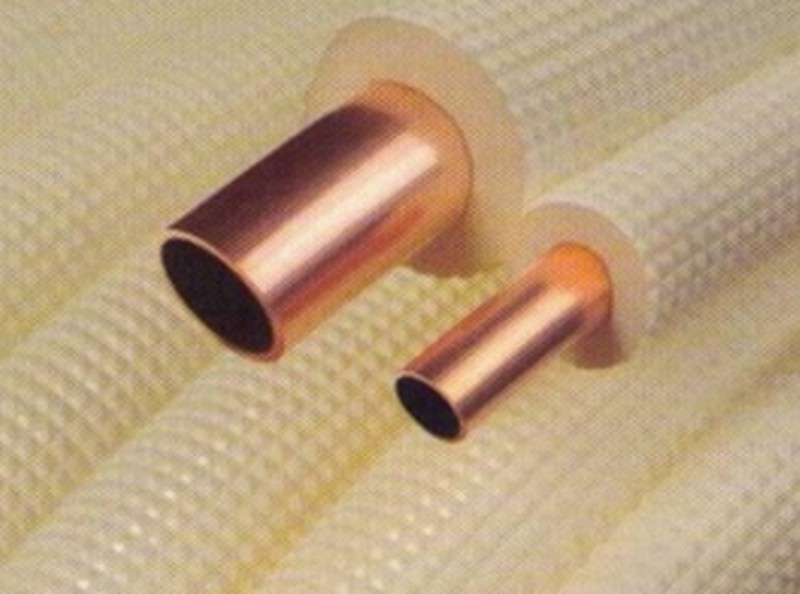 minerallac 115-C Cuivre Plaqué Jiffy Clips Pour 3/8" tubes en cuivre NEUF!!! 100 