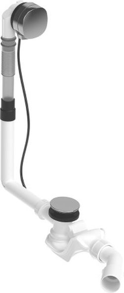 Vaciador automático y rebosadero para bañera Quadroval cable 530mm
