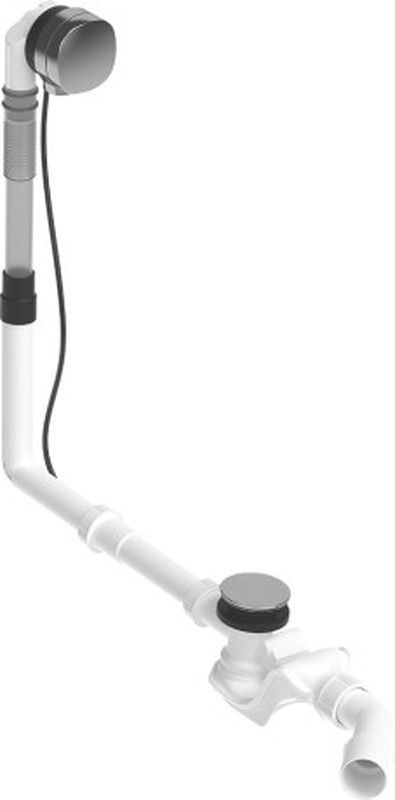 Vaciador automático y rebosadero para bañera Quadroval cable 700mm