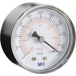 Vacuómetro para bomba CL. 1.6