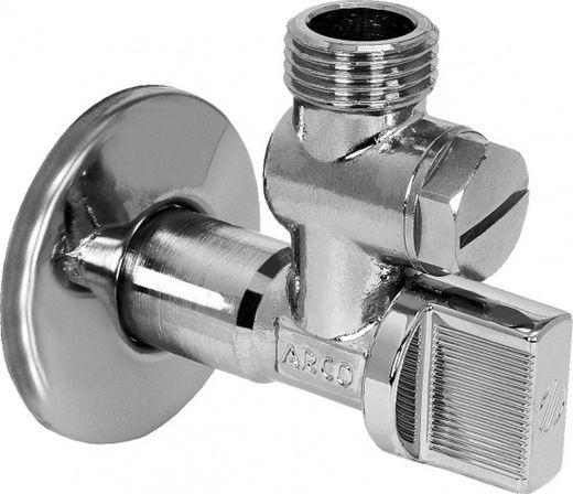 Valvola A · 80 1/2 "maschio - 3/8" maschio senza dado cromato Arc