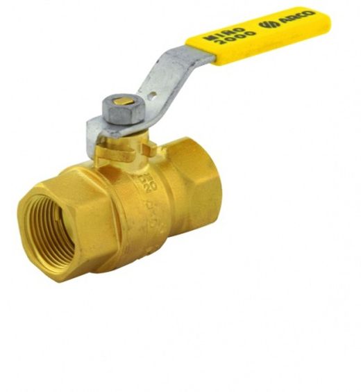 Válvula palanca 3/4" hembra - 3/4" hembra MIÑO 2000 Arco
