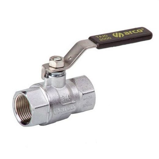 Válvula serie Tajo 2000 1/2”hembra - 1/2”hembra con tuerca cromo Arco