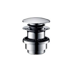 Válvula vaciador Push-Open para lavabo y bidé cromado Hansgrohe