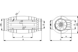 Schraubenkanalventilator TD-800/200 SILENT S & P.