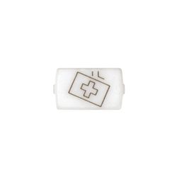 Visor blanco con símbolo de enfermera Simon 82